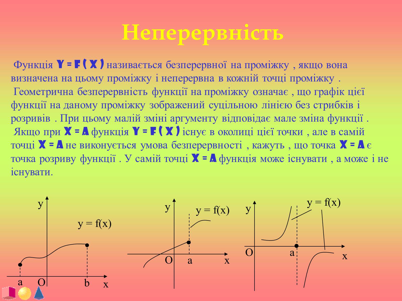 Презентація на тему «Функції і їх графіки» - Слайд #12