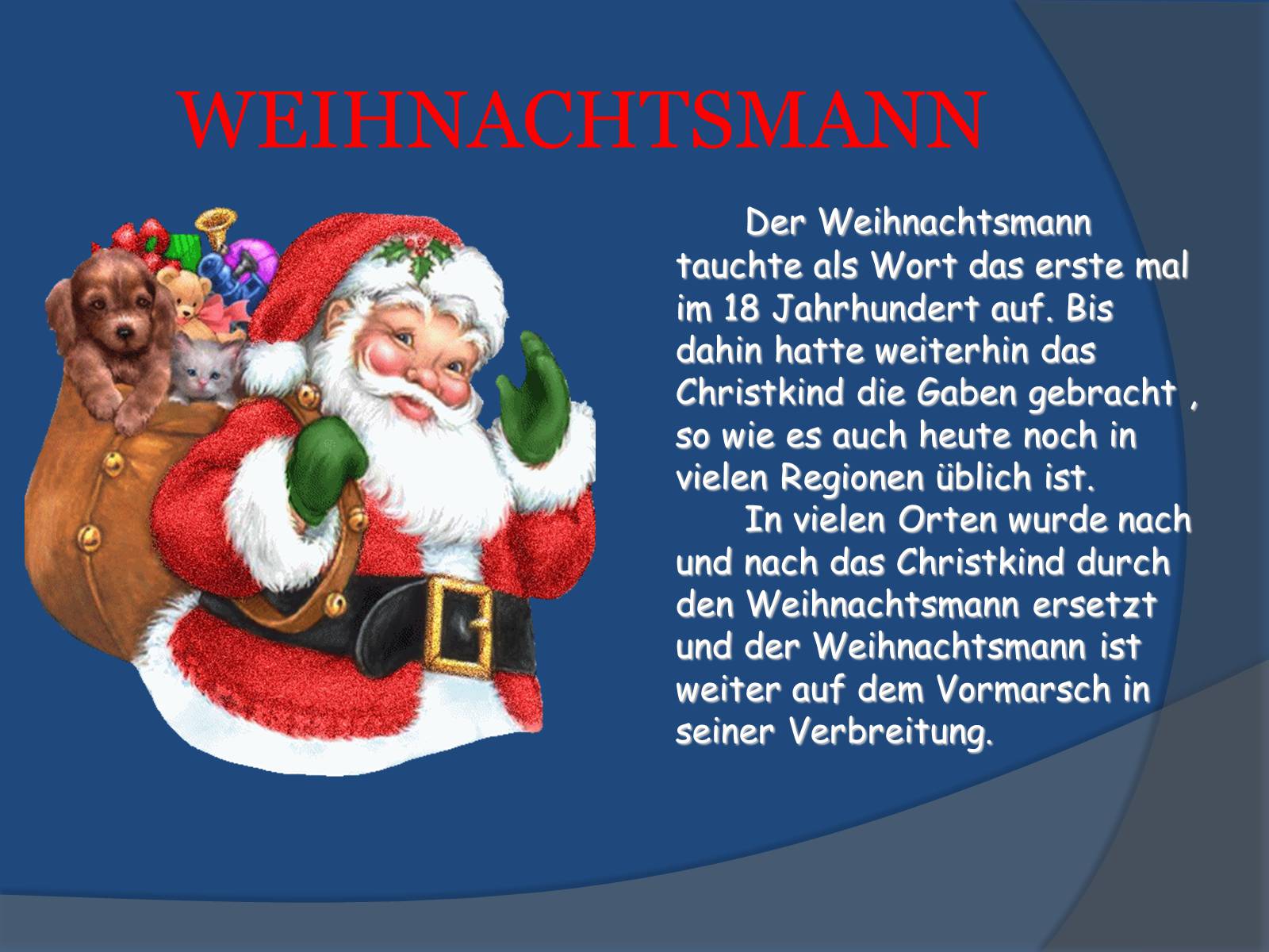 Презентація на тему «Weihnachten in Deutschland» (варіант 2) - Слайд #7