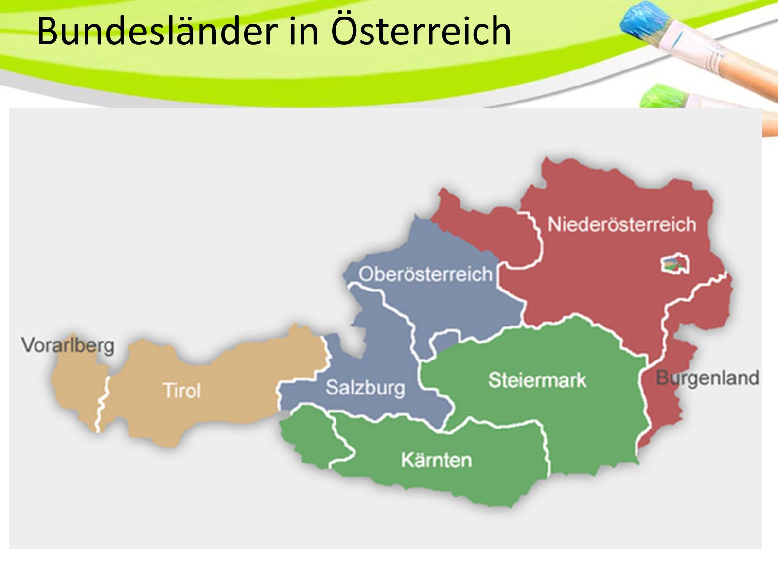 Презентація на тему «Geographische Lage Osterreich» - Слайд #9