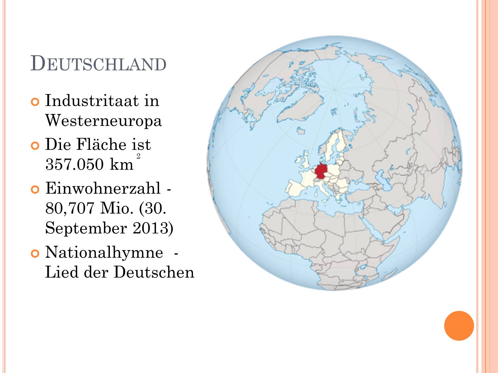 Презентація на тему «Deutschland fur mich» - Слайд #2