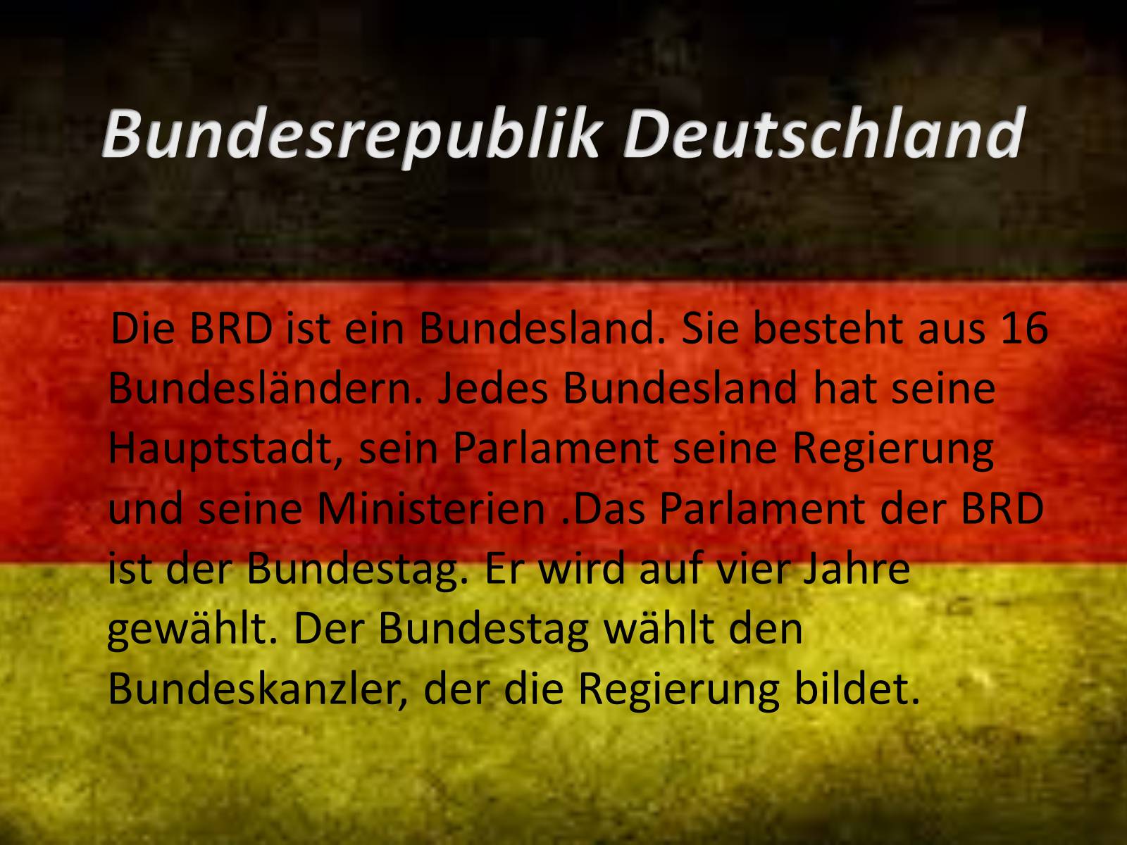 Презентація на тему «Bundesrepublik Deutschland» - Слайд #2