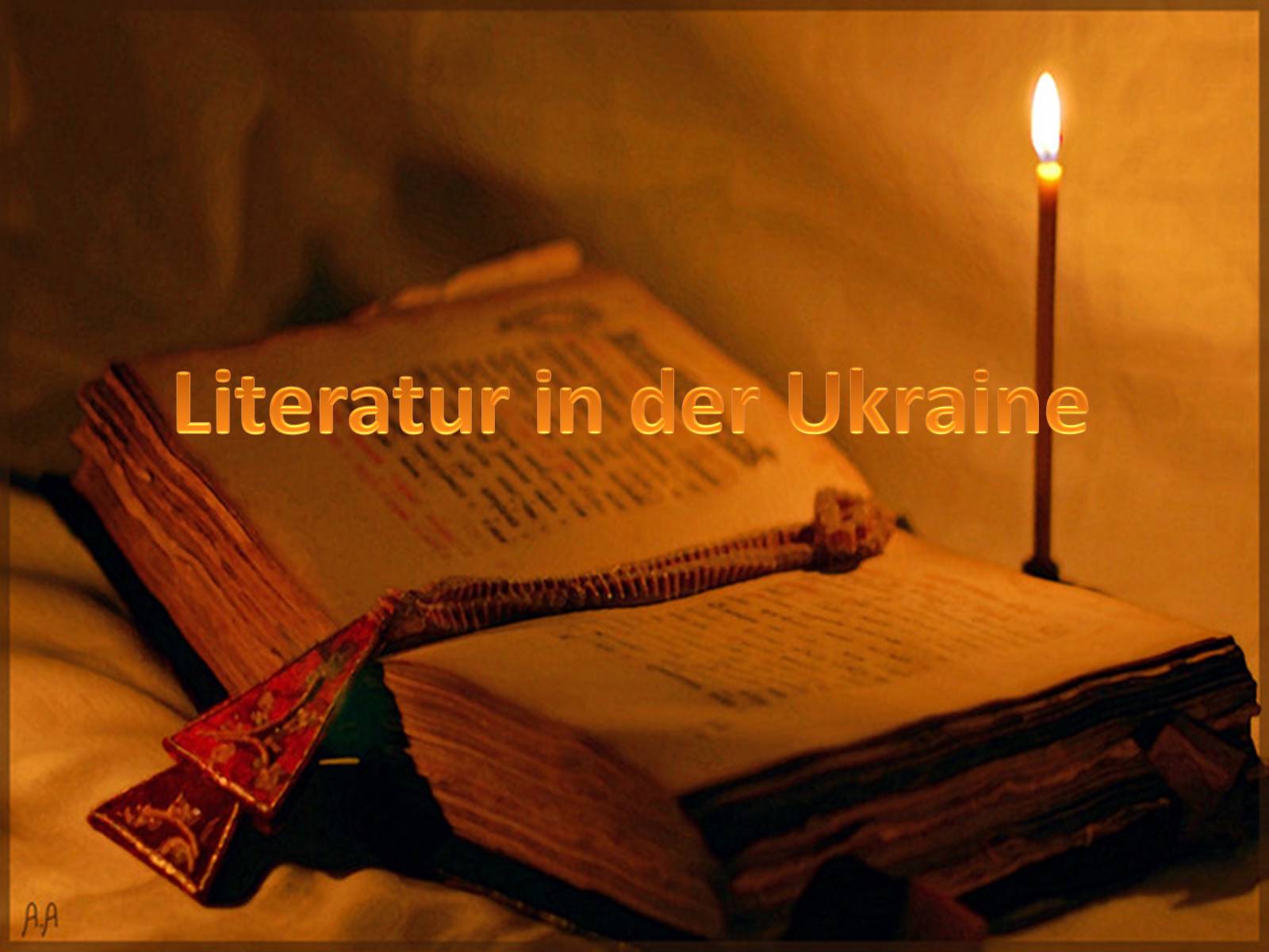 Презентація на тему «Literatur in der Ukraine» - Слайд #1