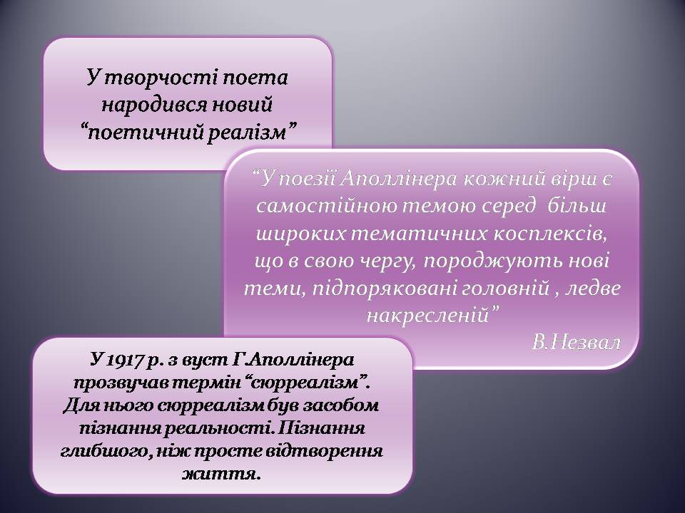 Презентація на тему «Гійом Аполлінер» (варіант 5) - Слайд #11