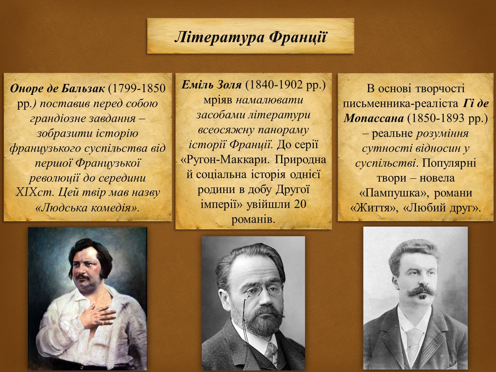 Презентація на тему «Література народів Європи та Америки» - Слайд #13