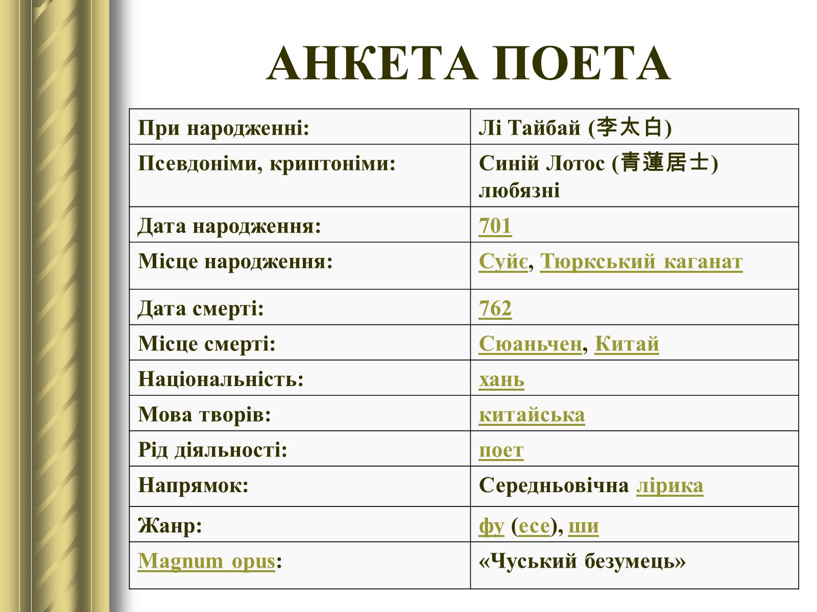 Презентація на тему «Середньовічна китайська поезія» - Слайд #5