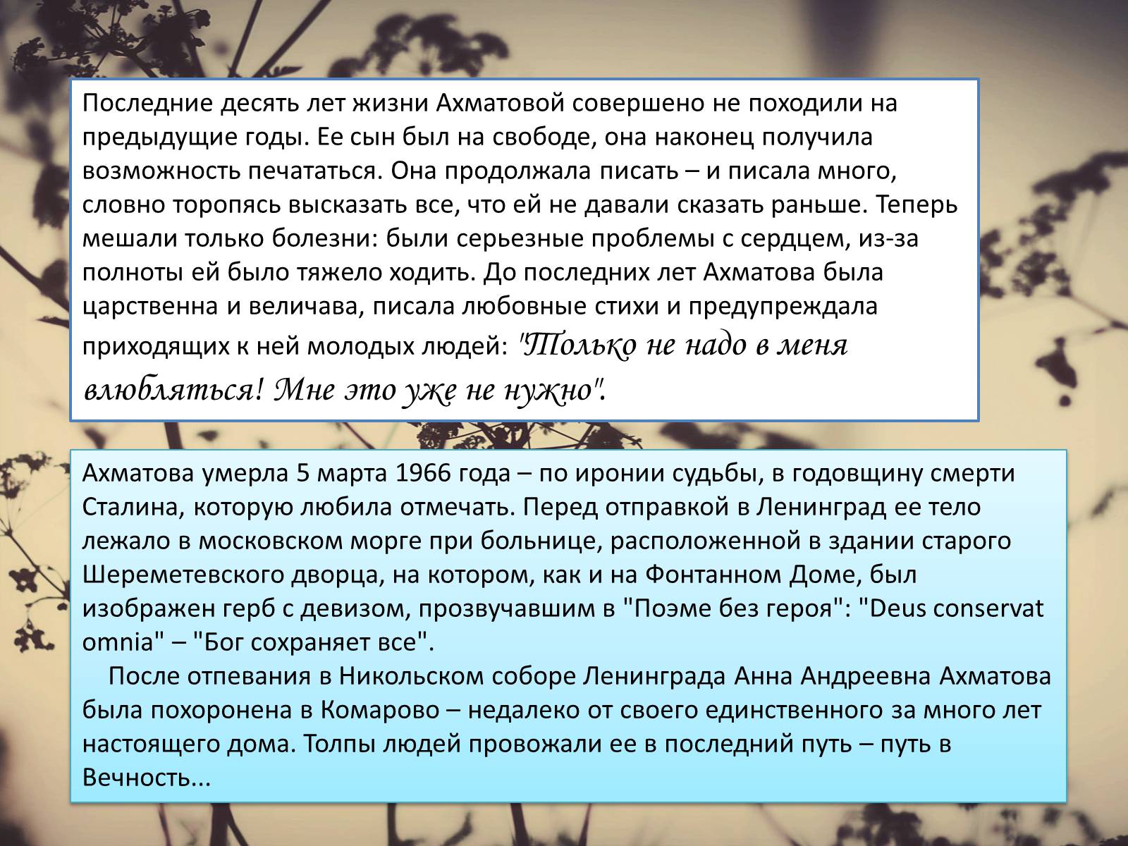 Презентація на тему «Женщины в русской поезии «Серебрянного» века» - Слайд #11