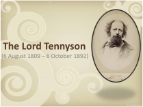 Презентація на тему «The Lord Tennyson»