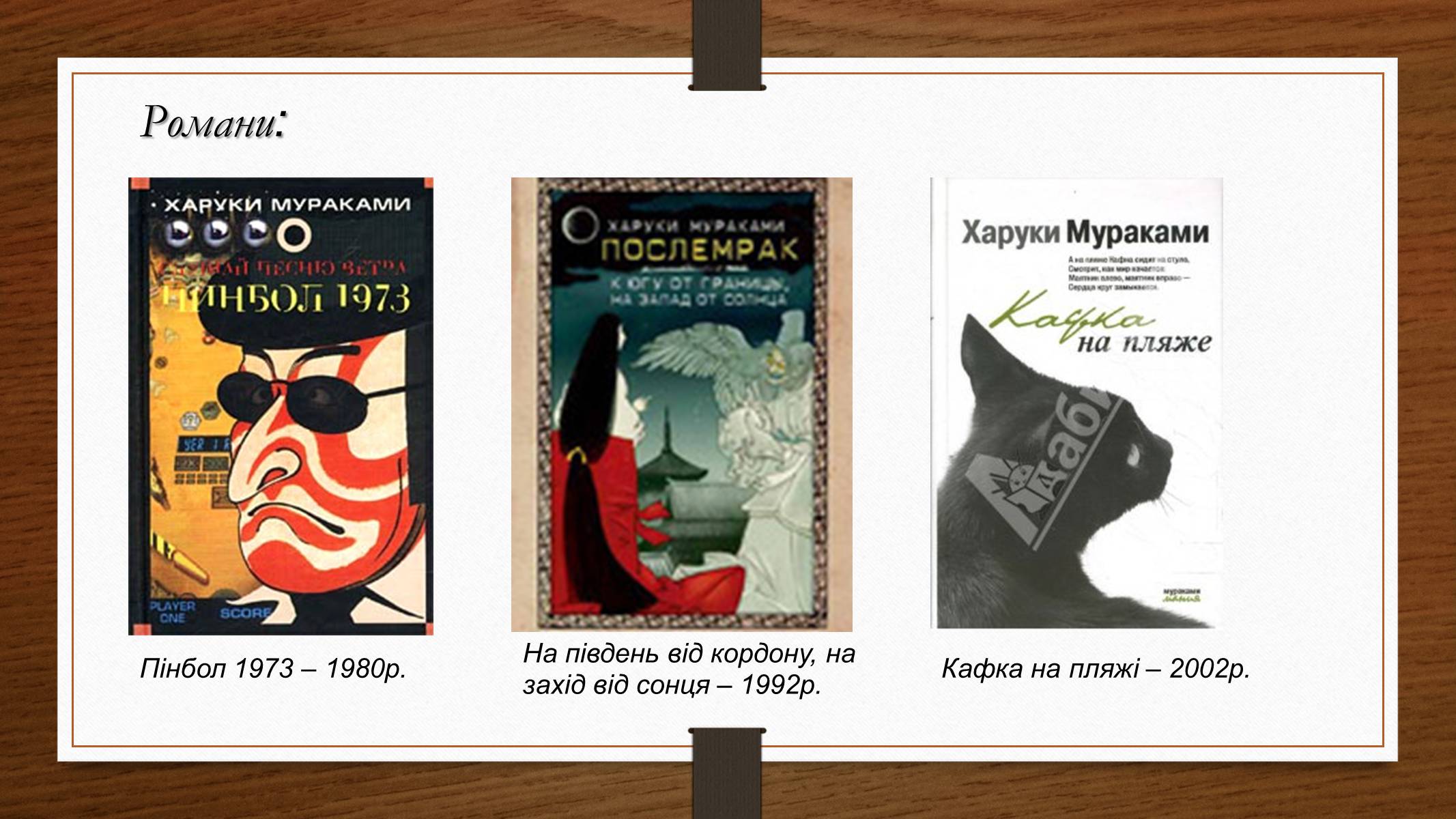 Презентація на тему «Харукі Муракамі» (варіант 3) - Слайд #7