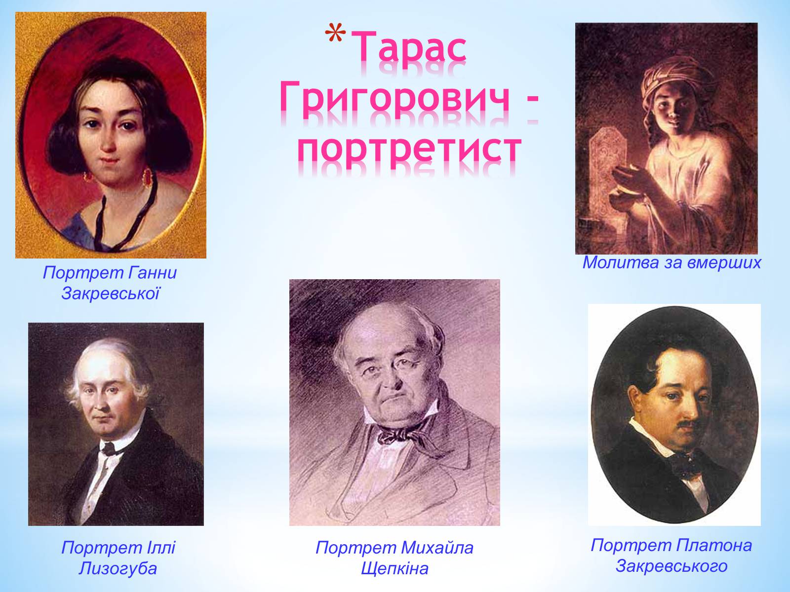 Презентація на тему «Тарас Григорович Шевченко» (варіант 30) - Слайд #6