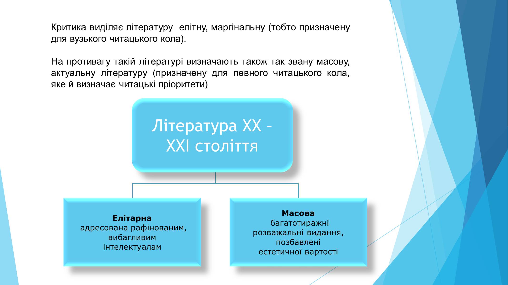 Презентація на тему «Сучасний літературний процес» - Слайд #4