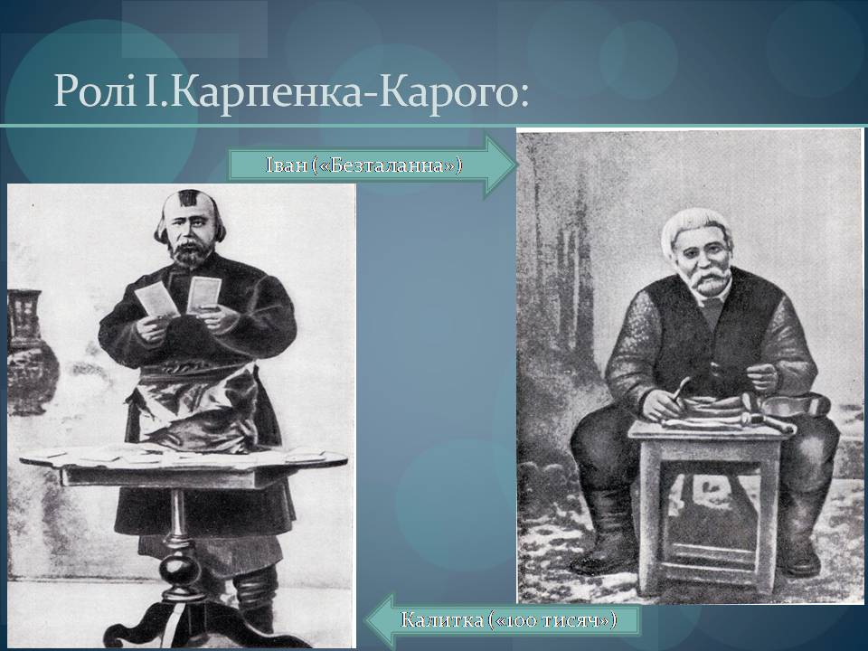 Презентація на тему «Театр корифеїв» (варіант 11) - Слайд #9