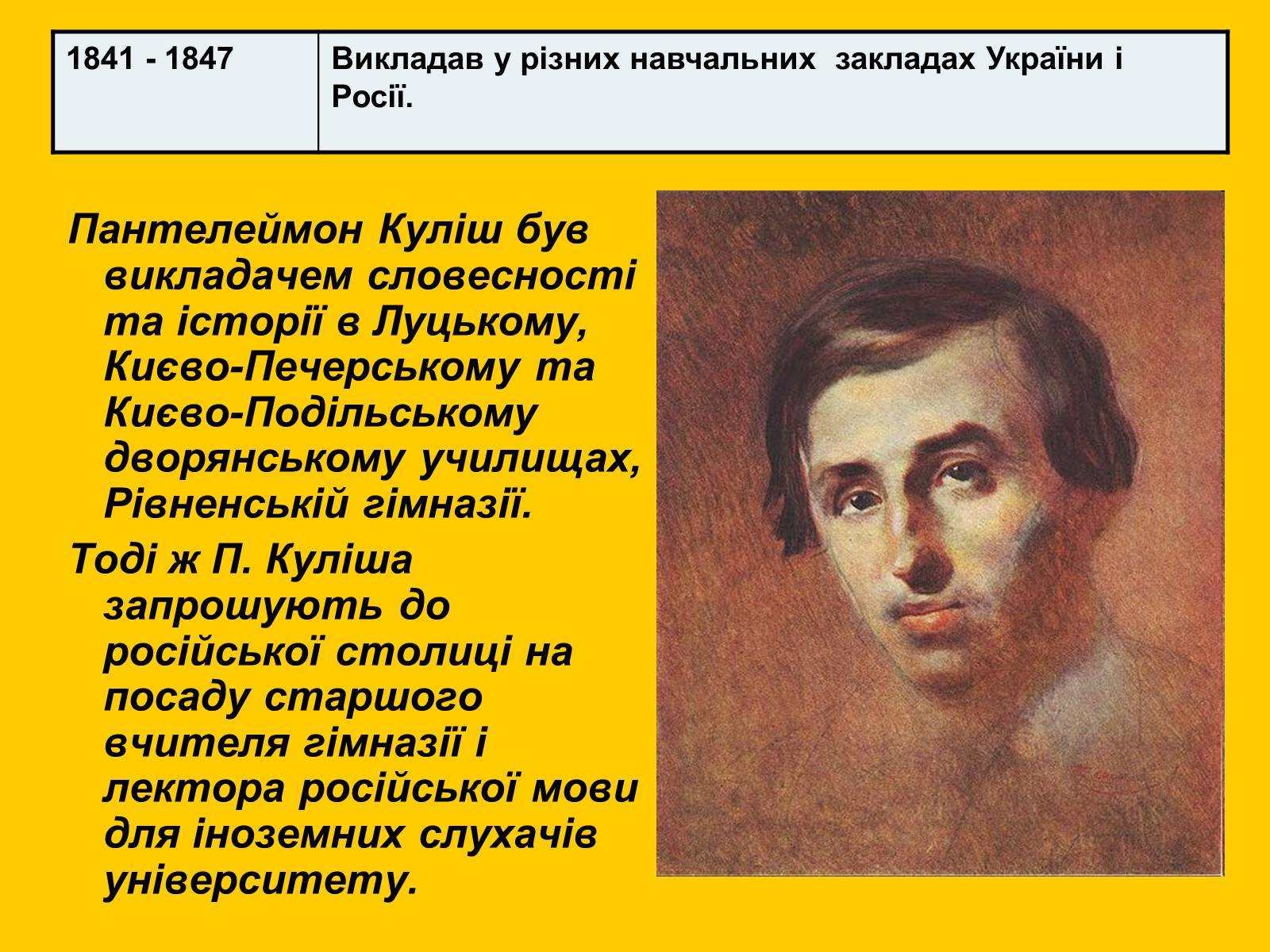 Презентація на тему «Пантелеймон Куліш» (варіант 7) - Слайд #7