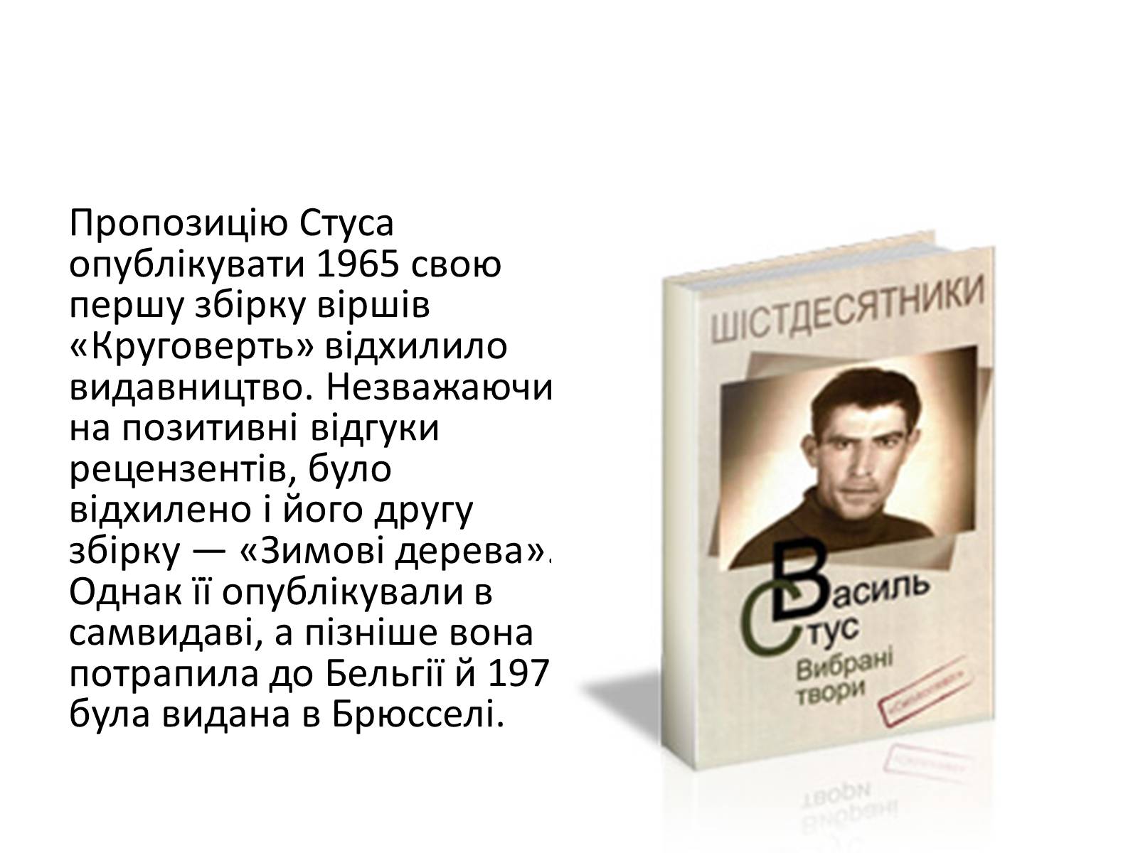 Презентація на тему «Стус Василь Семенович» (варіант 2) - Слайд #6