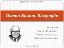 Презентація на тему «Остап Вишня» (варіант 18)