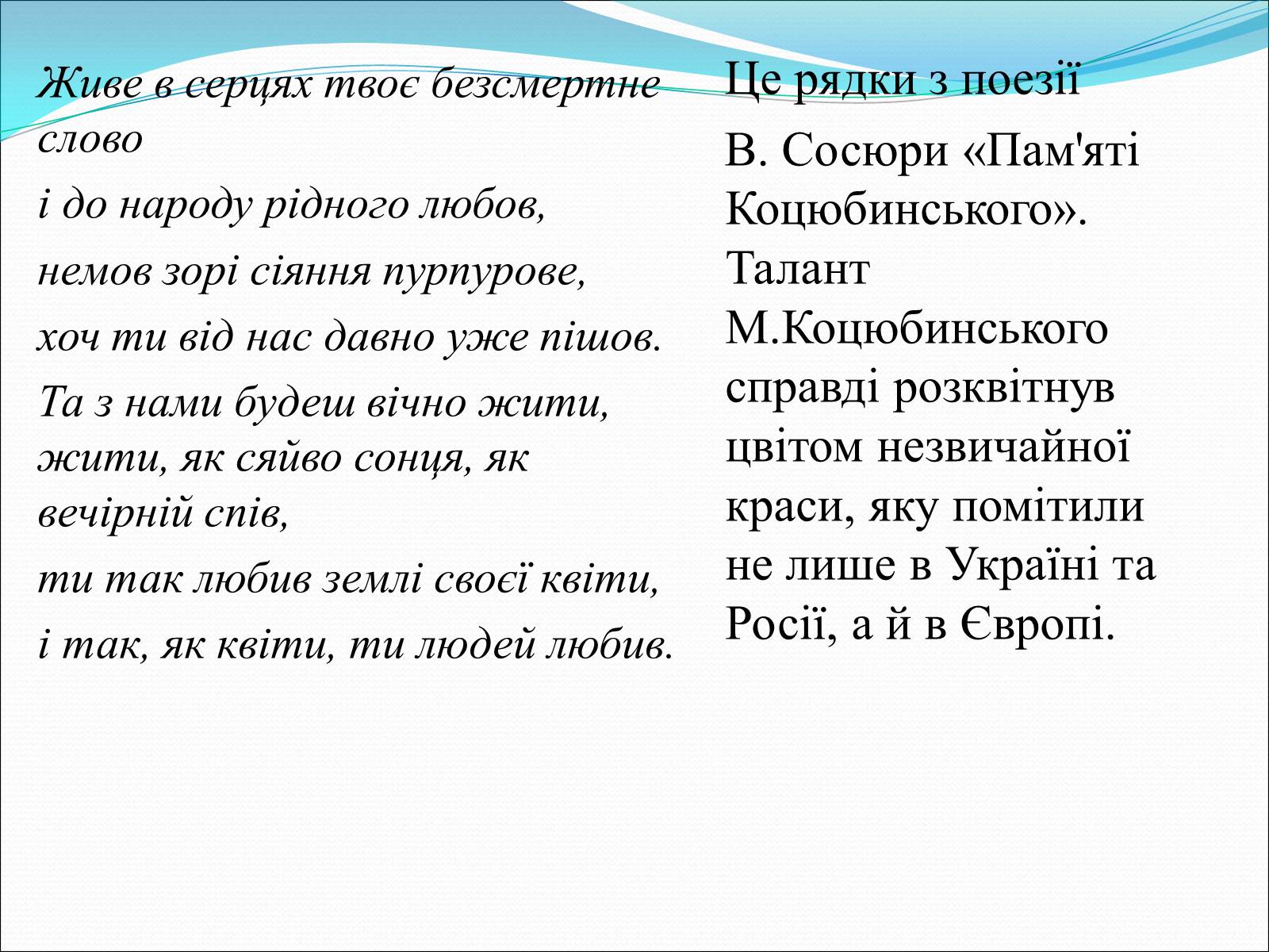 Презентація на тему «Коцюбинський Михайло Михайлович» (варіант 3) - Слайд #15