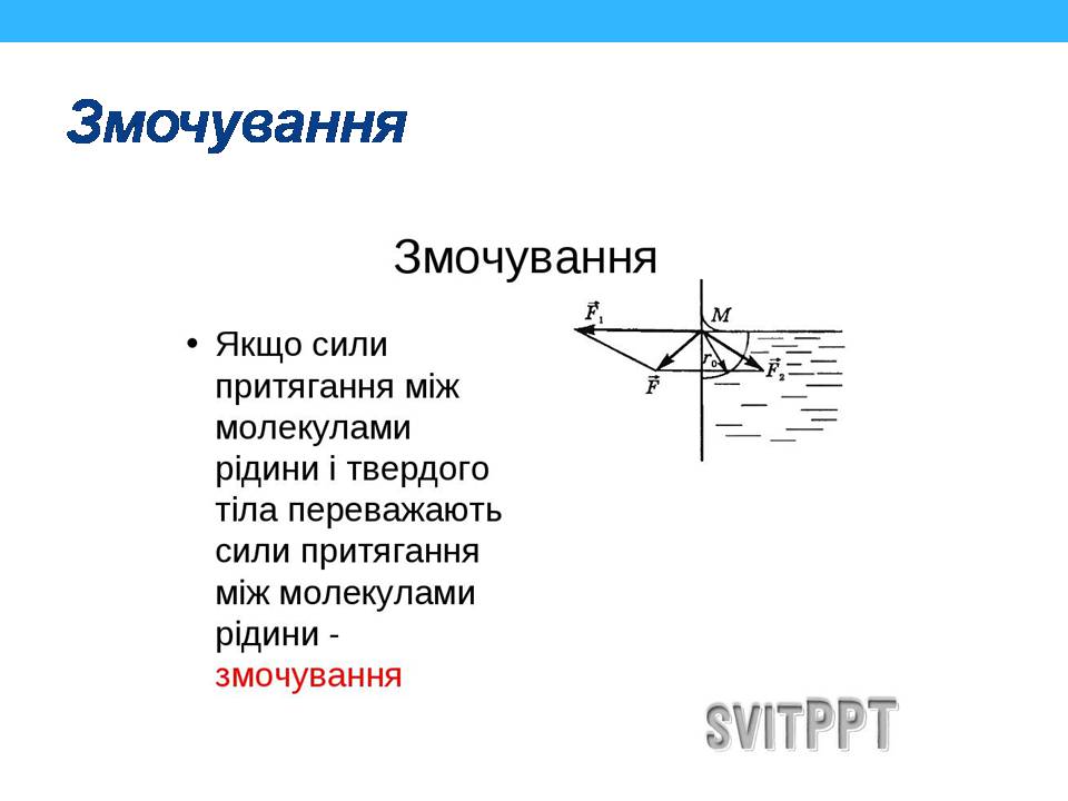 Презентація на тему «Властивості поверхні рідин» - Слайд #11