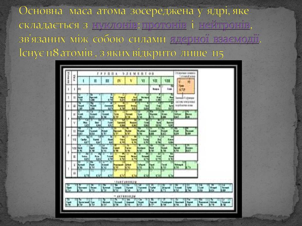 Презентація на тему «Історія відкриття атома» - Слайд #6