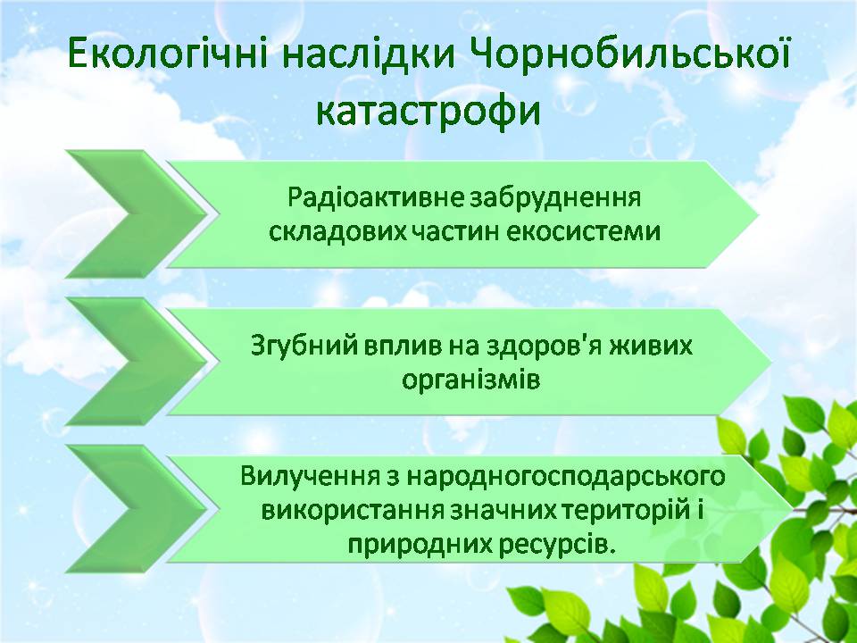 Презентація на тему «Вплив радіації на навколишнє середовище» - Слайд #10