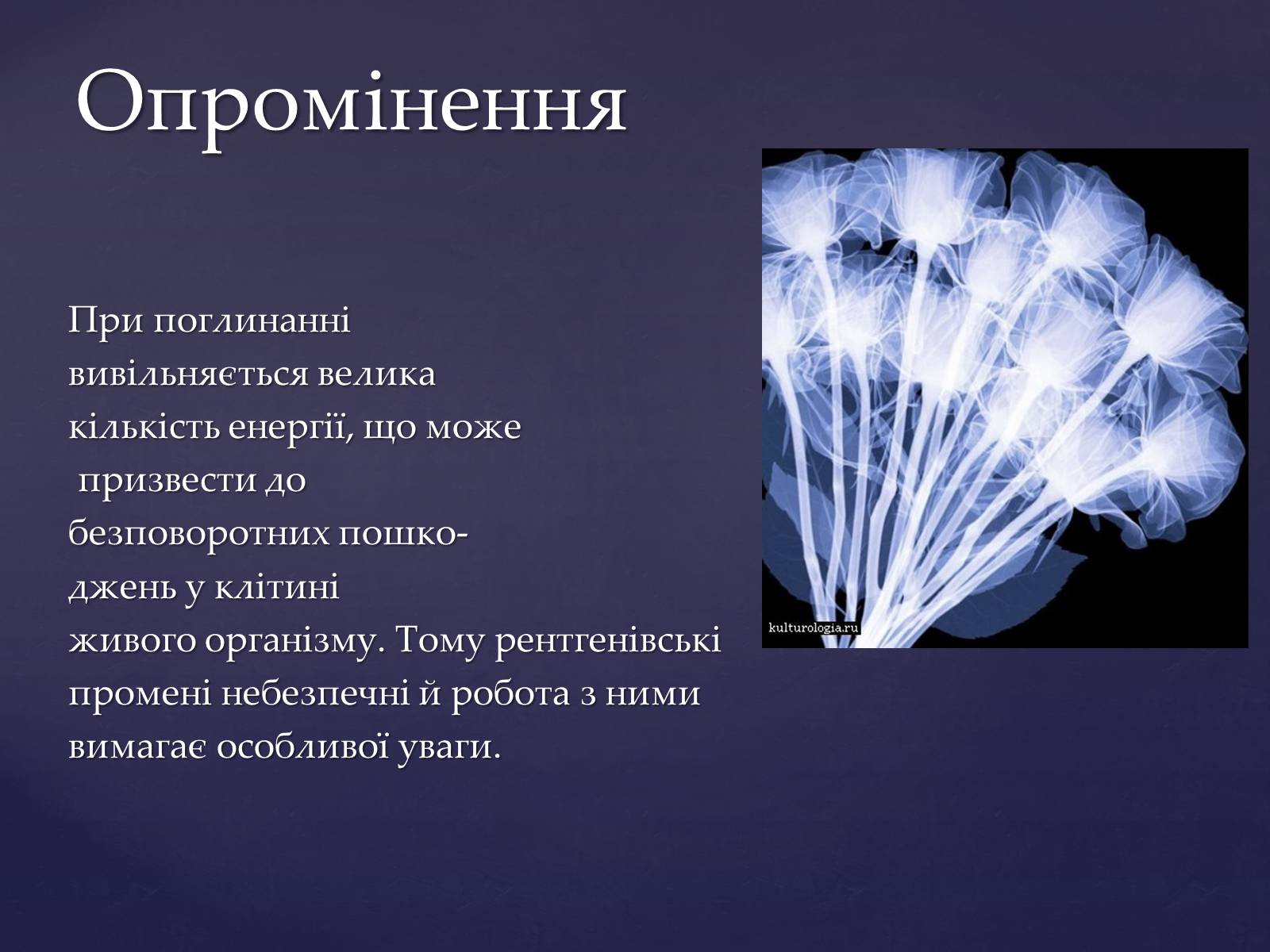 Презентація на тему «Рентгенівське випромінювання» (варіант 2) - Слайд #13