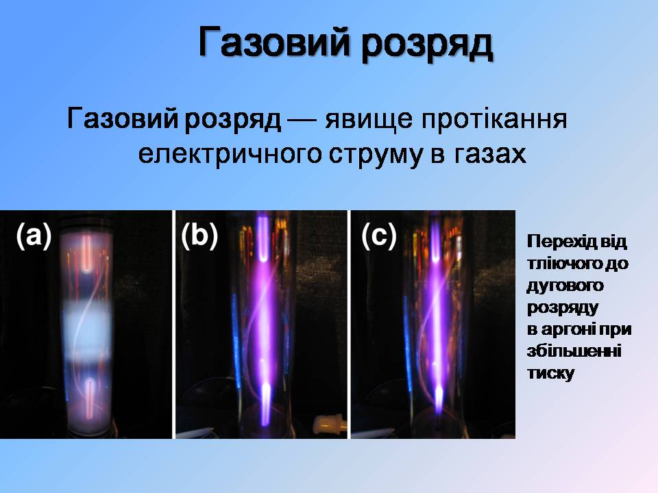 Презентація на тему «Струм у газах» - Слайд #3