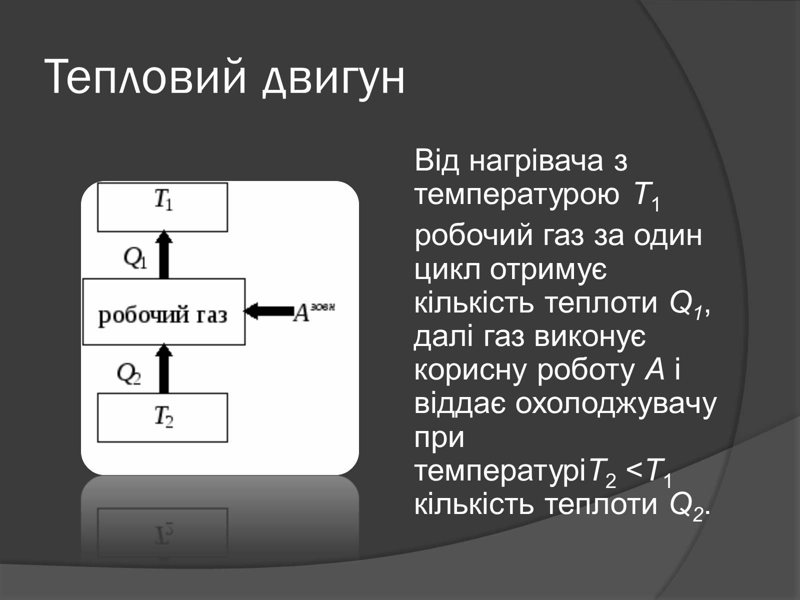 Презентація на тему «Ідеальний тепловий двигун» - Слайд #4