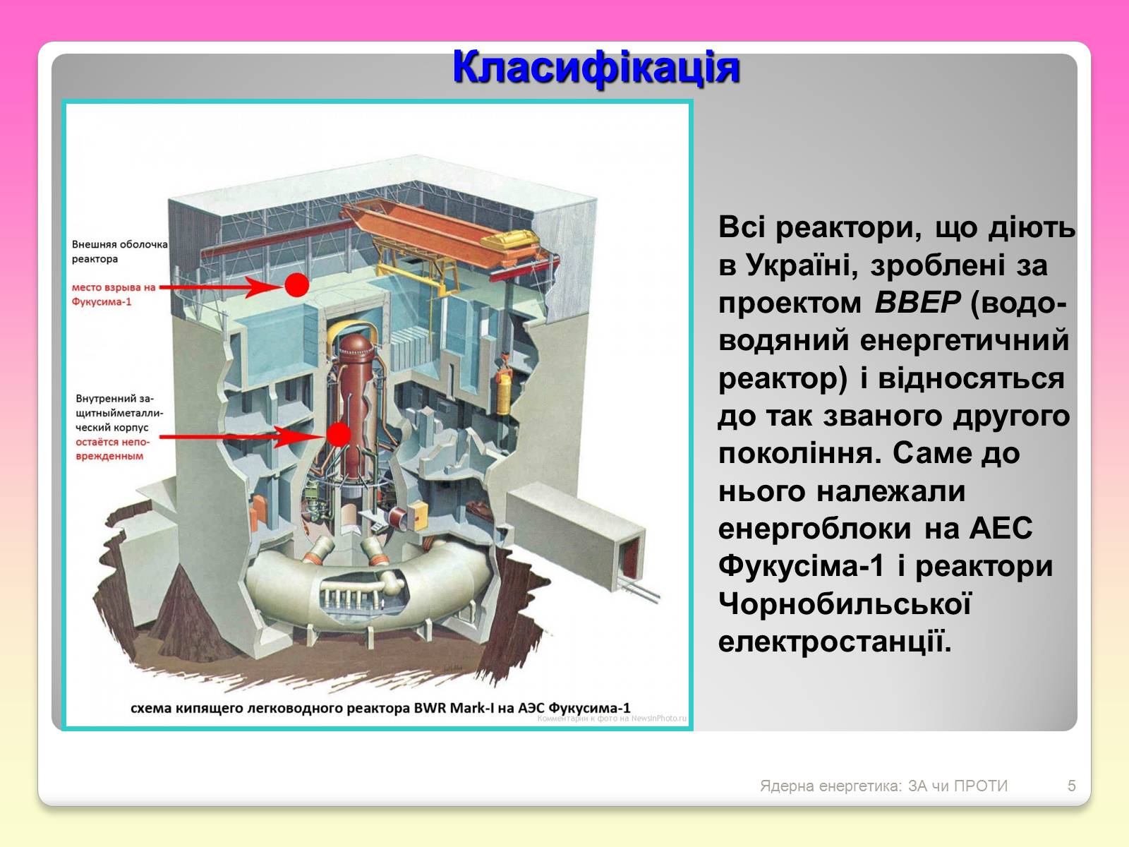 Презентація на тему «Ядерна енергетика: ЗА чи ПРОТИ» - Слайд #5