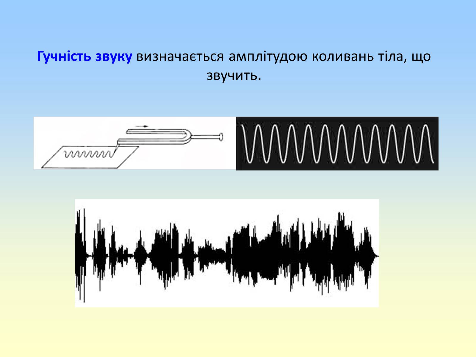 Презентація на тему «Гучність звуку. Висота і тембр звуку» - Слайд #3