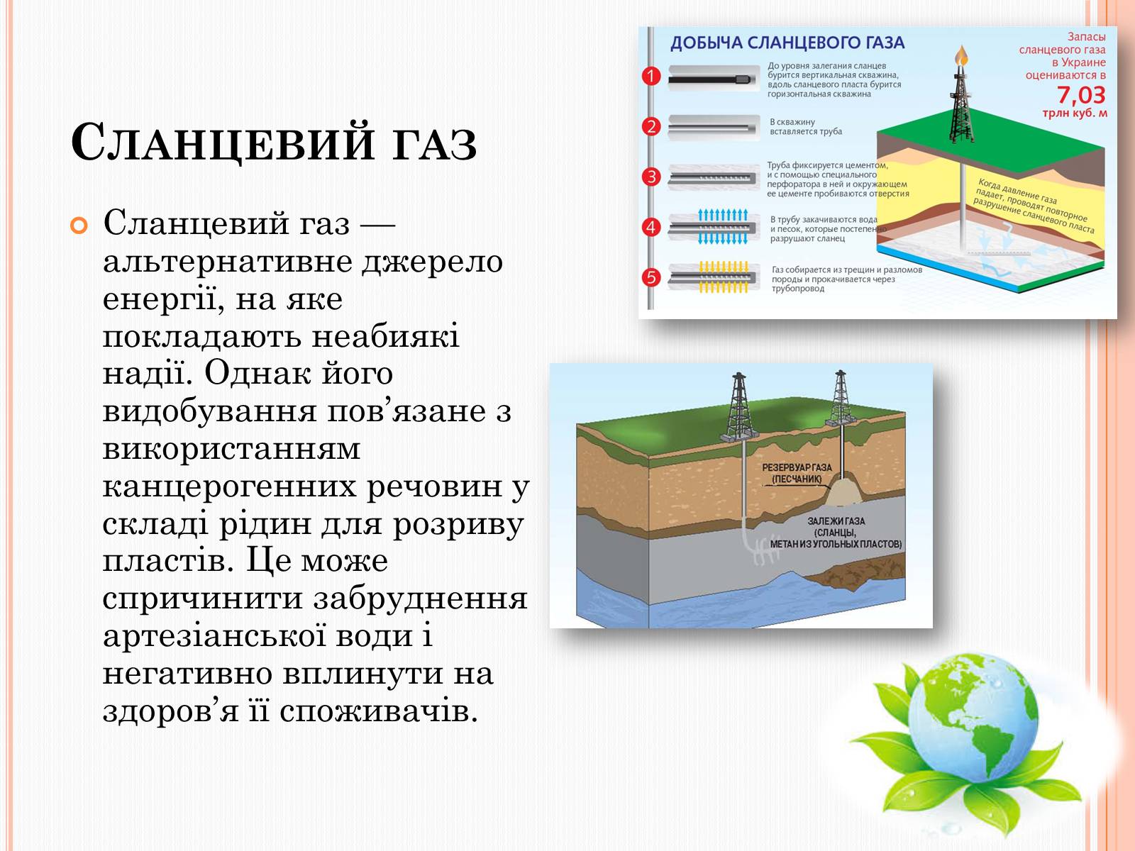 Презентація на тему «Охорона довкілля від забруднень під час переробки вуглеводневої сировини» - Слайд #7