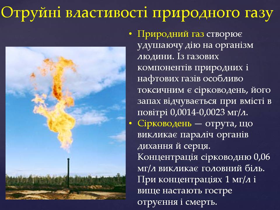 Презентація на тему «Природний газ» (варіант 12) - Слайд #7