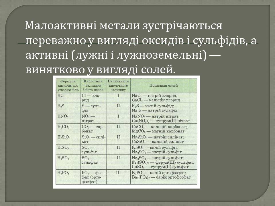 Презентація на тему «Метали в природі» - Слайд #4