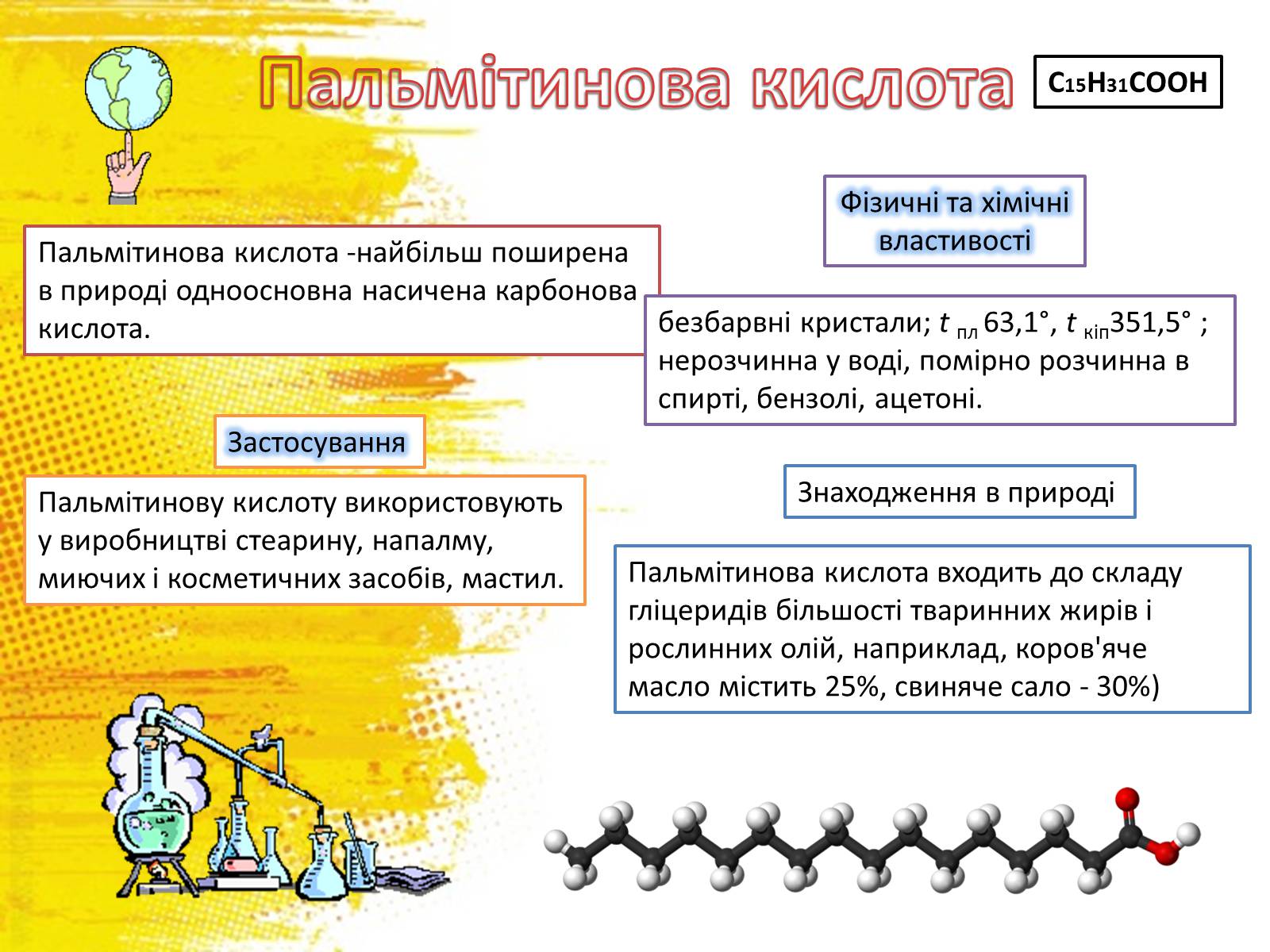 Презентація на тему «Вищі карбонові кислоти» (варіант 2) - Слайд #2