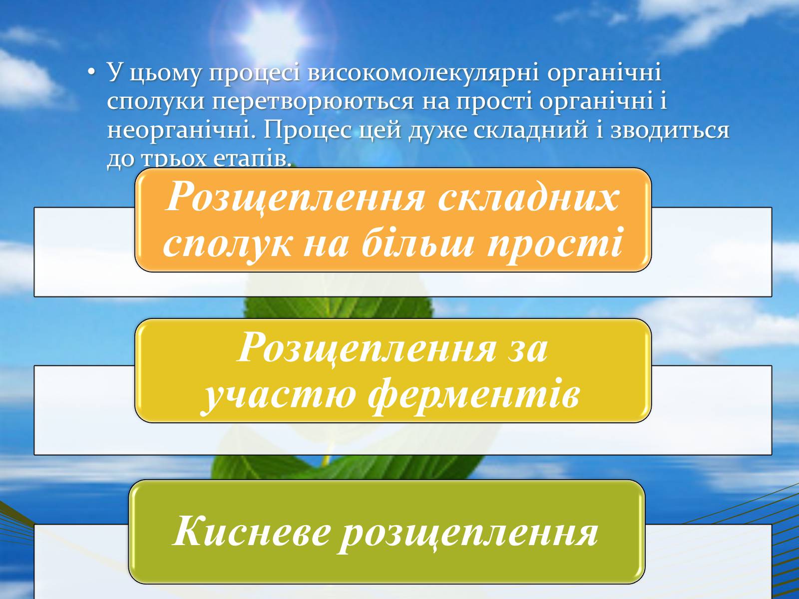 Презентація на тему «Значення хімічних процесів у природі» - Слайд #9