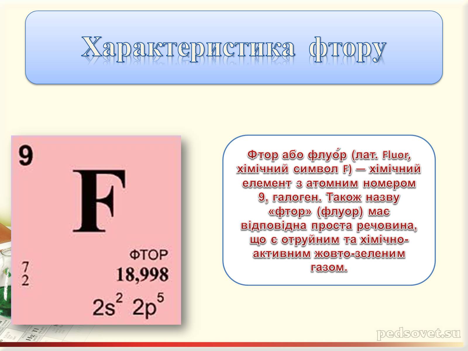 Фтор номер элемента