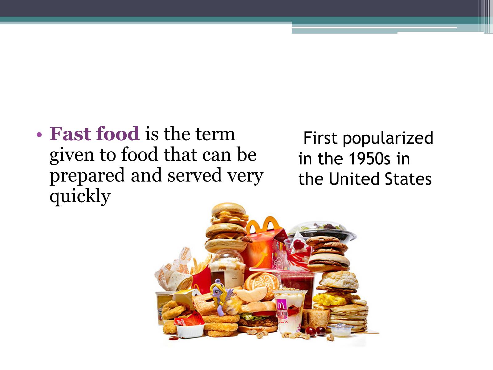 Презентація на тему «Fast food» (варіант 1) - Слайд #2