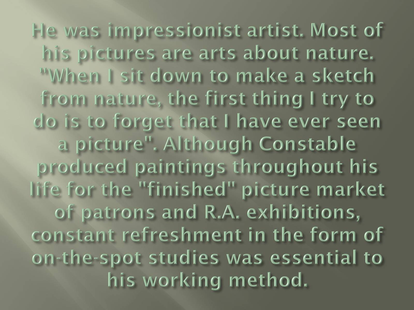 Презентація на тему «John Constable» (варіант 2) - Слайд #4