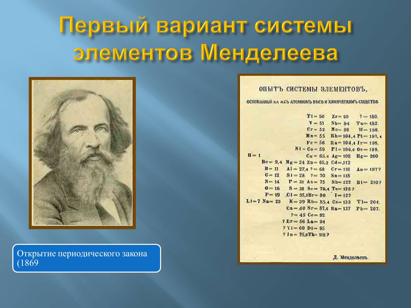 Презентація на тему «Дмитро Іванович Менделєєв» (варіант 3) - Слайд #51