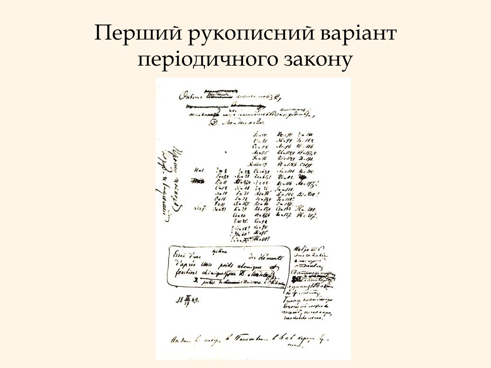 Презентація на тему «Дмитро Іванович Менделєєв» (варіант 2) - Слайд #7