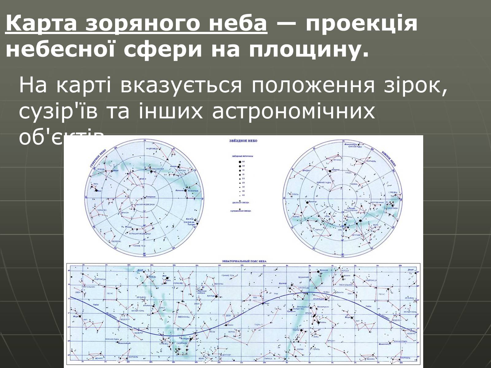 Презентація на тему «Зоряні карти» - Слайд #2