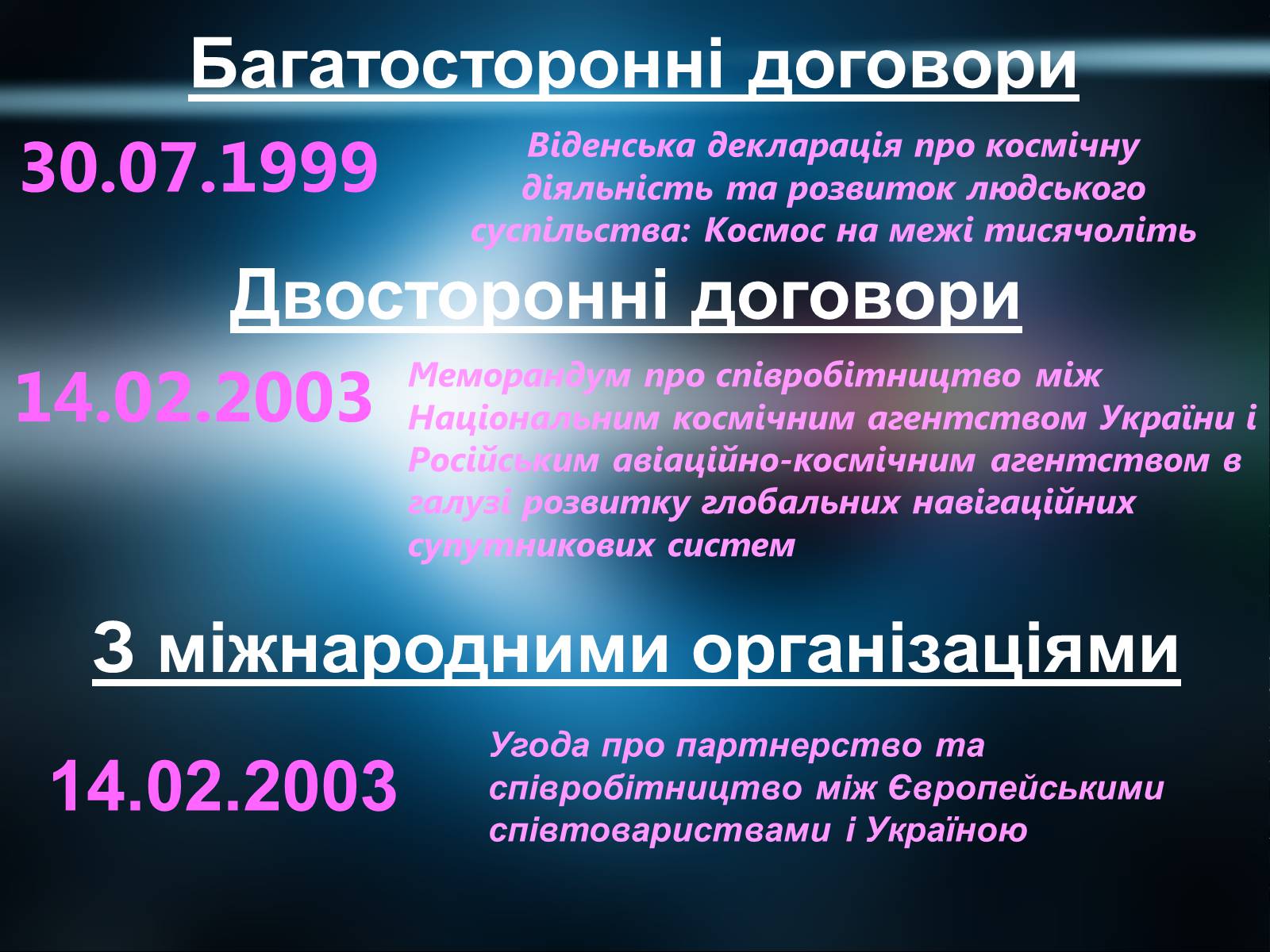 Презентація на тему «Державна космічна нормативна база» - Слайд #4