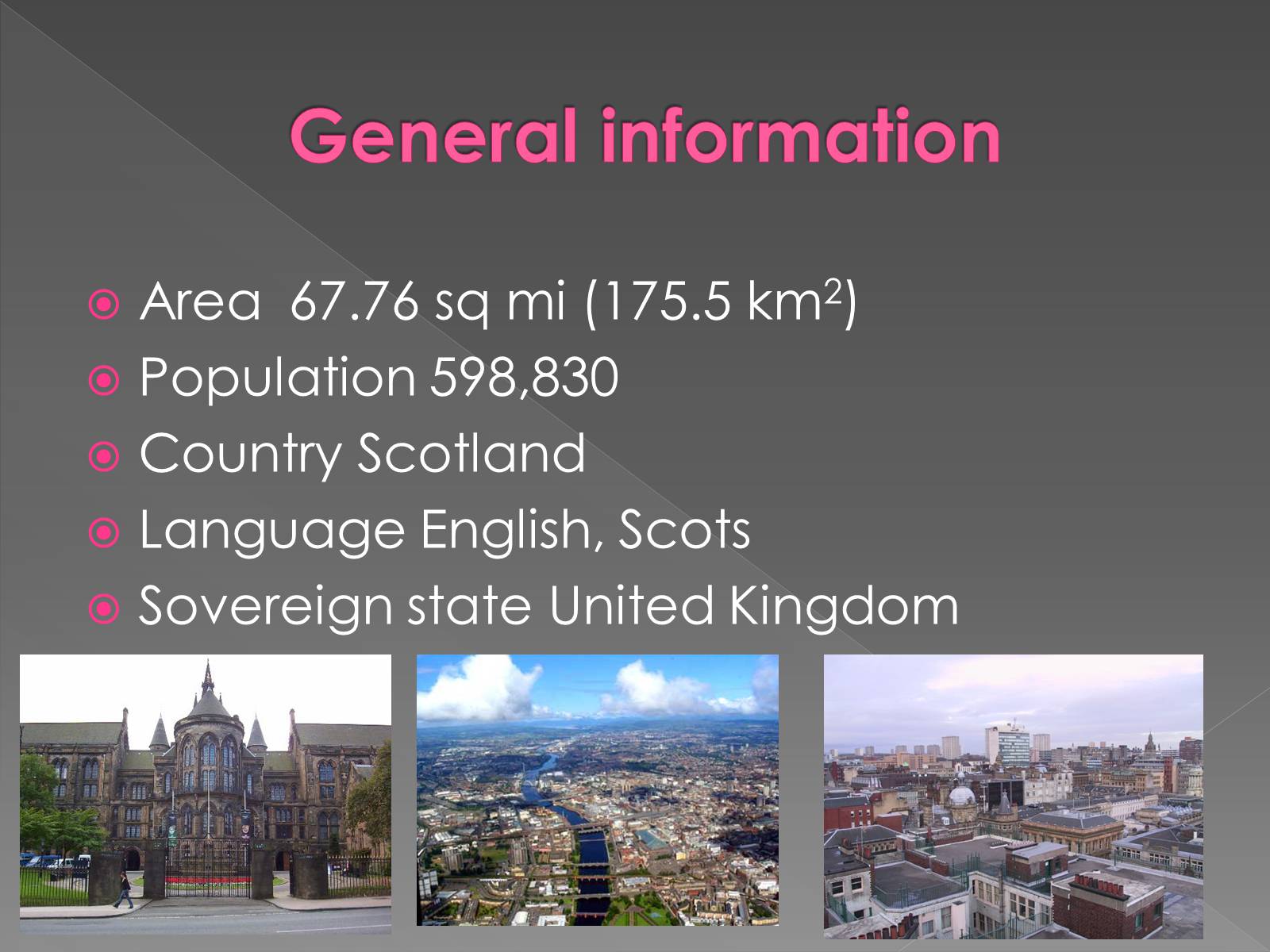 Презентація на тему «Glasgow» (варіант 2) - Слайд #3