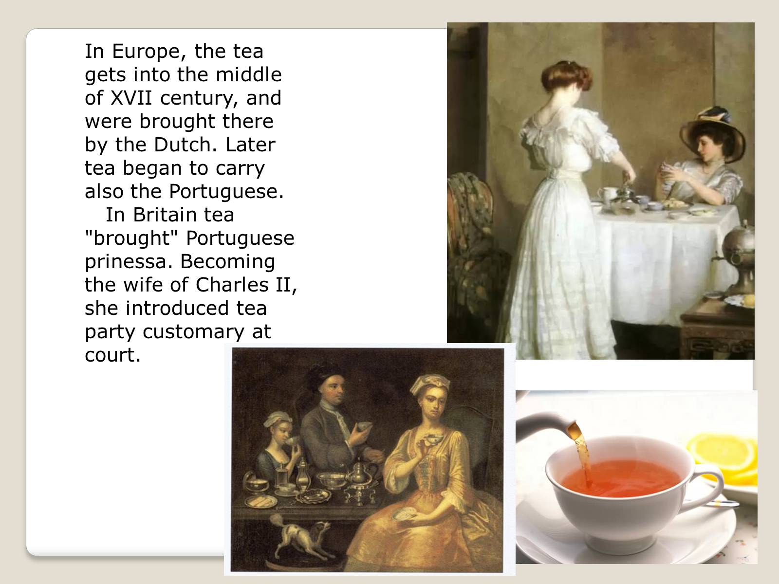 Презентація на тему «History of tea» - Слайд #4