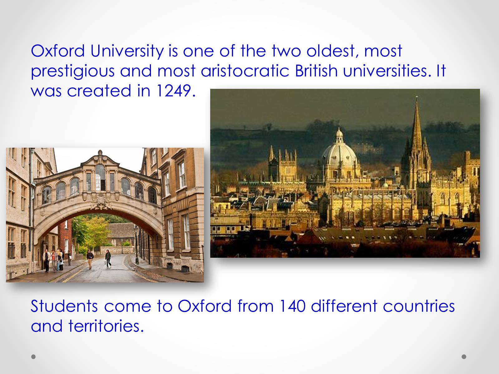 Презентація на тему «Oxford University» - Слайд #4