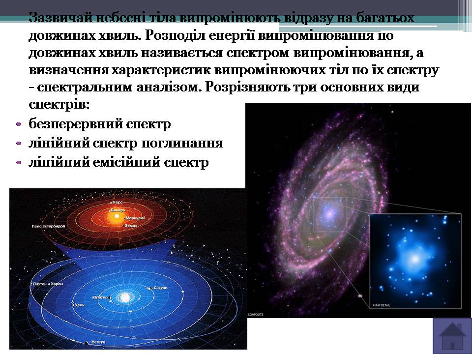 Презентація на тему «Випромінювання небесних світил. Методи астрономічних спостережень» (варіант 2) - Слайд #5