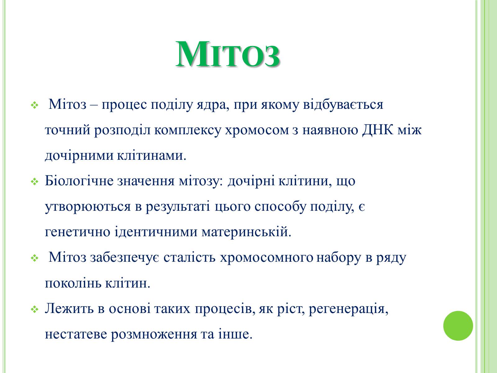 Презентація на тему «Мітоз та Мейоз. Спільне та відмінне» - Слайд #2