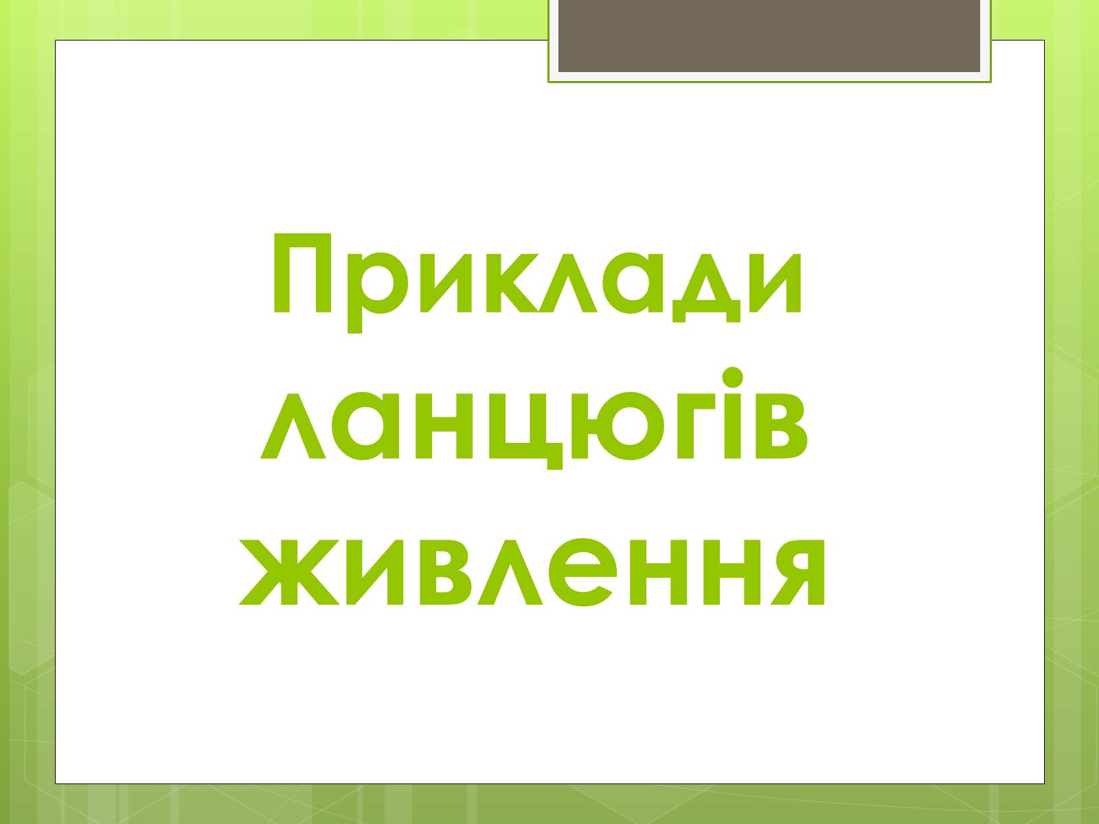 Презентація на тему «Ланцюг живлення» (варіант 2) - Слайд #2