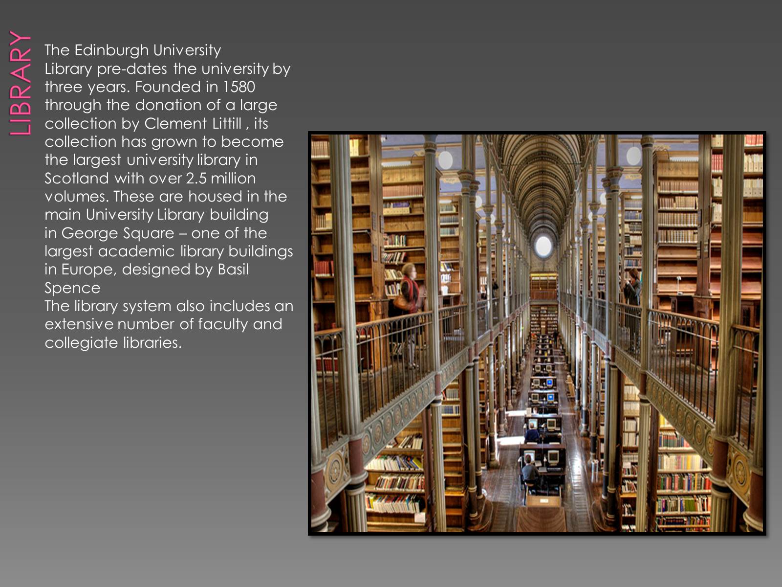 Презентація на тему «University of Edinburgh» - Слайд #9