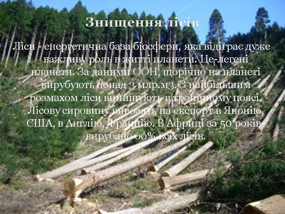 Презентація на тему «Вплив діяльності людини на стан біосфери» (варіант 2) - Слайд #4