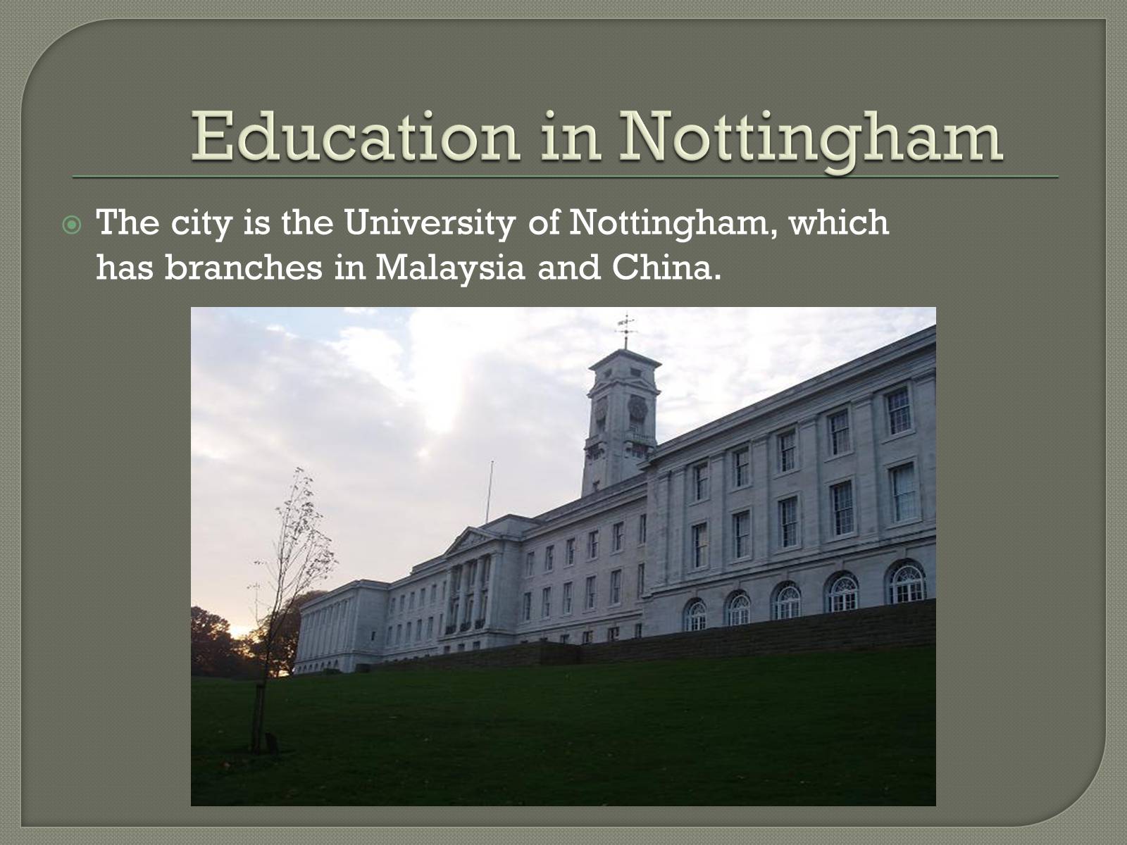 Презентація на тему «Presentation on Nottingham and Bristol» - Слайд #4
