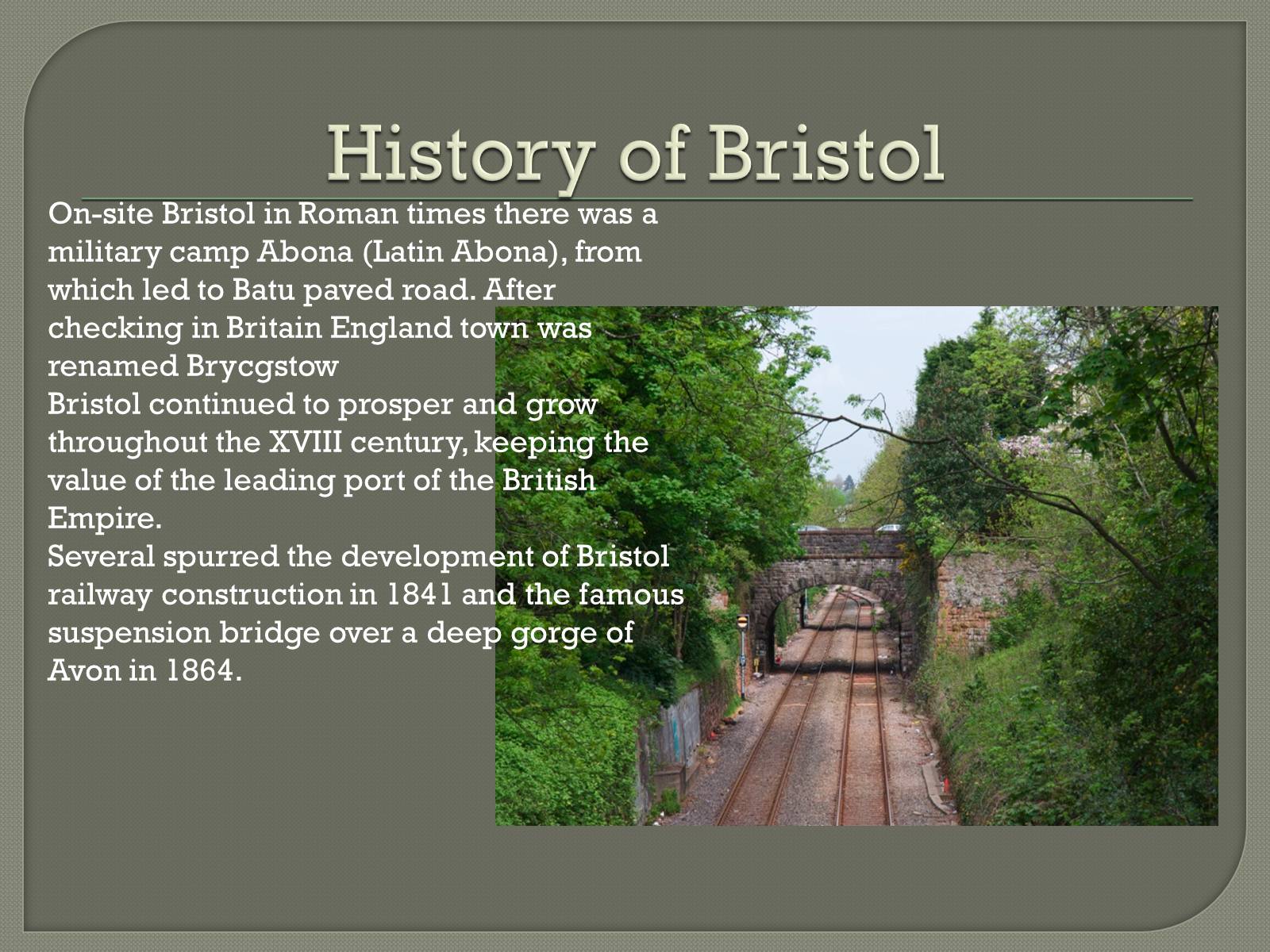 Презентація на тему «Presentation on Nottingham and Bristol» - Слайд #7