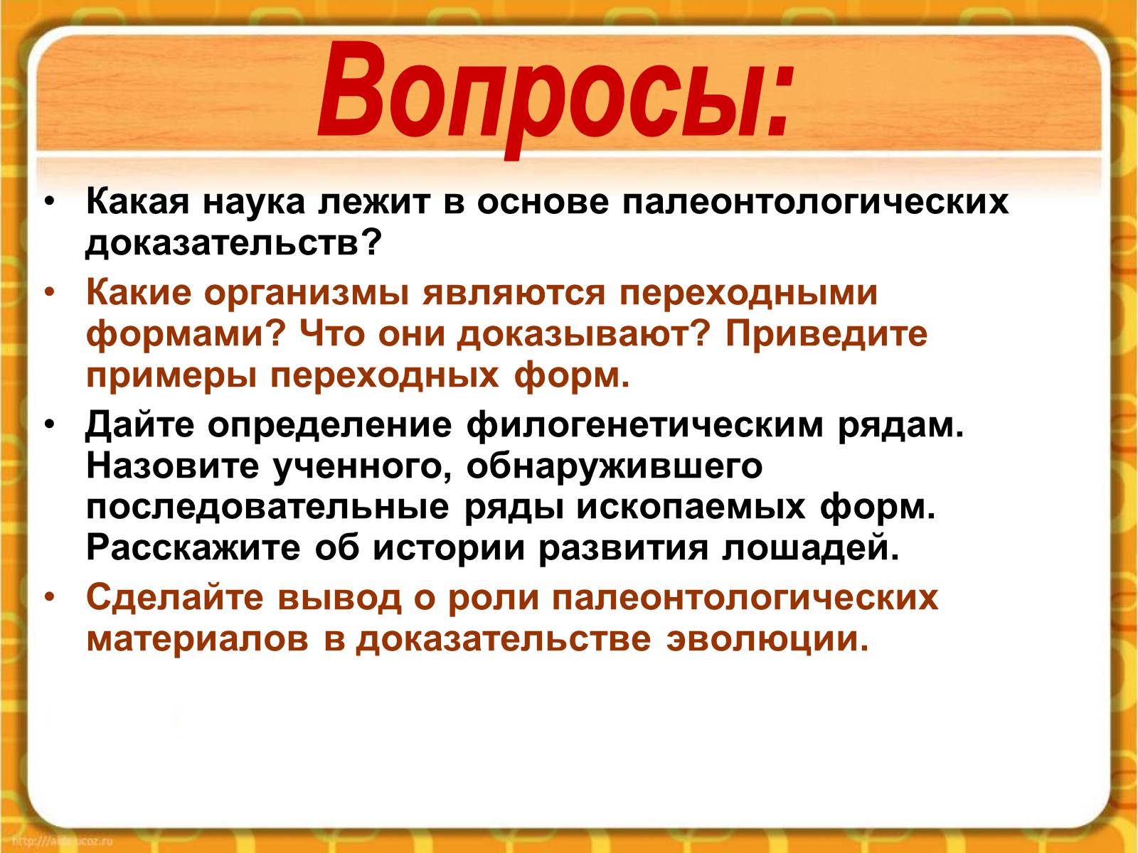 Презентація на тему «Макроэволюция.Доказательства эволюции» - Слайд #16